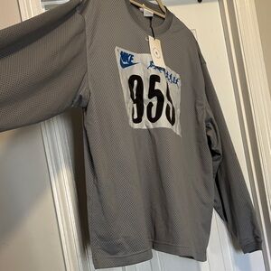 🔥RARE CACTUS PLANT Nike Gray Mesh Long Sleeve NWT